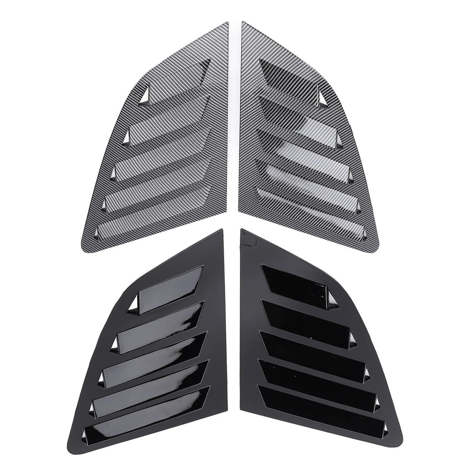 Aletas ABS para janela lateral traseira para Audi A3 S3 8V Hatchback