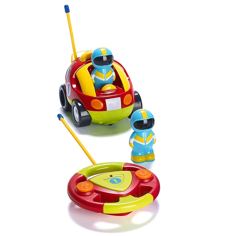 KBDFA 2 Pack Cartoon Remote Control Cars - Dual Frequencies 6602-A