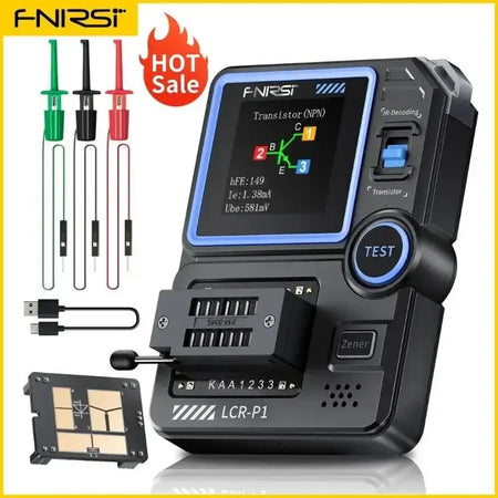 FNIRSI LCR P1 Transistor Tester Capacitance ESR Meter LCR-P1