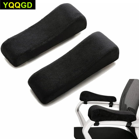 1Pair Office Chair Arm Pads &ndash; Premium Memory Foam with Cooling Gel Top