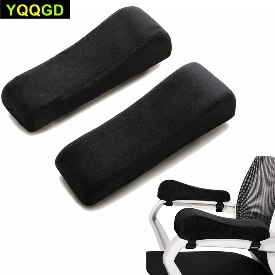1Pair Office Chair Arm Pads &ndash; Premium Memory Foam with Cooling Gel Top