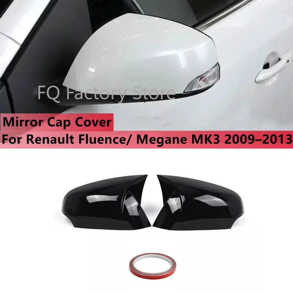 Side Mirror Wing Covers With ABS Plastic For Renault Megane Mk3 by InterCyprus Trading Ltd