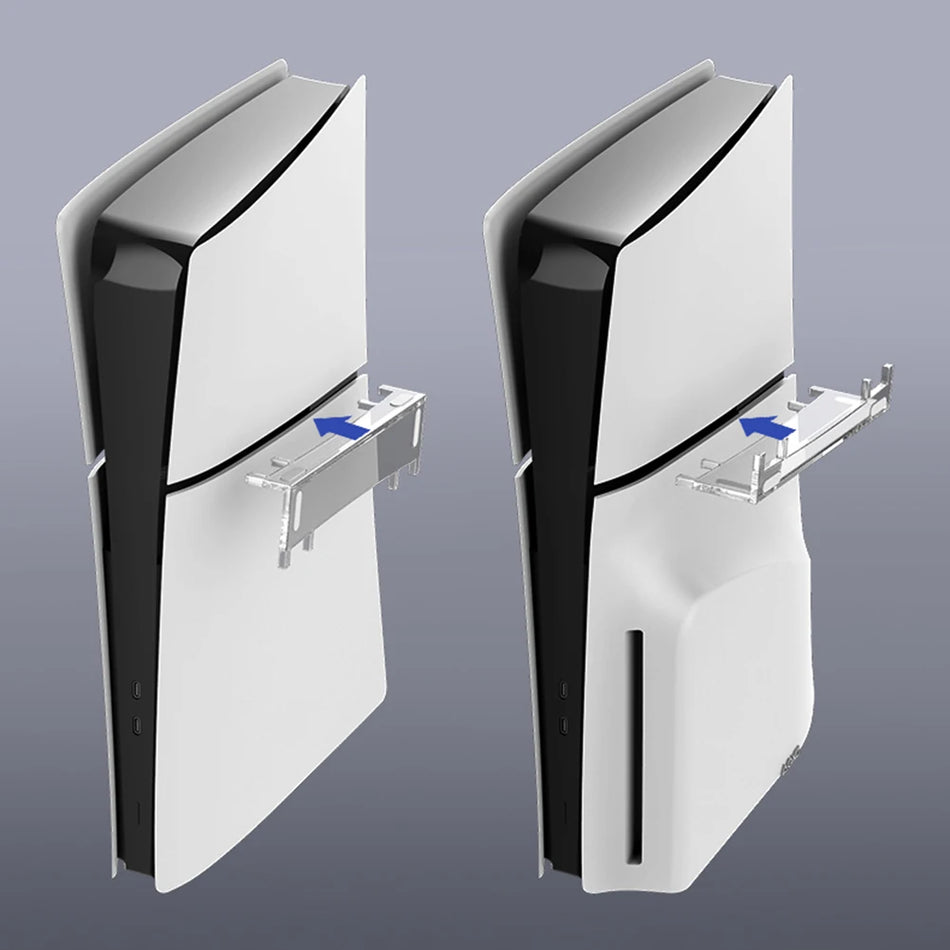 Horisontell Konsolhållare Skrivbord Ställ För PS5 Slim Disc