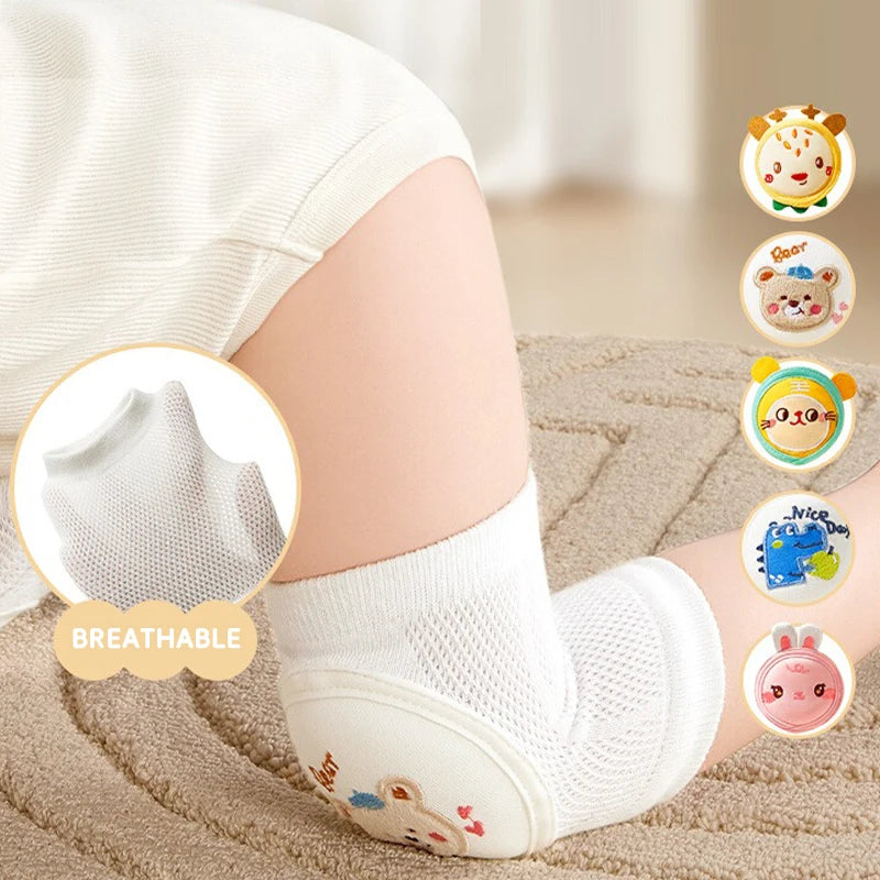 Baby Knee Pads For Crawling &ndash; Breathable Mesh Comfort
