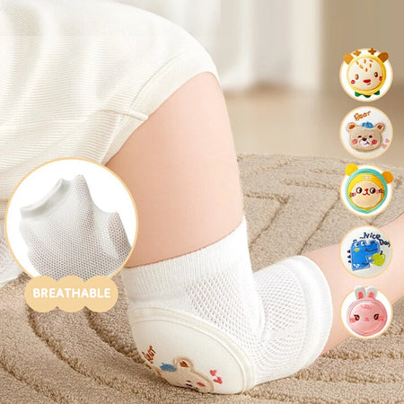 Baby Knee Pads For Crawling &ndash; Breathable Mesh Comfort