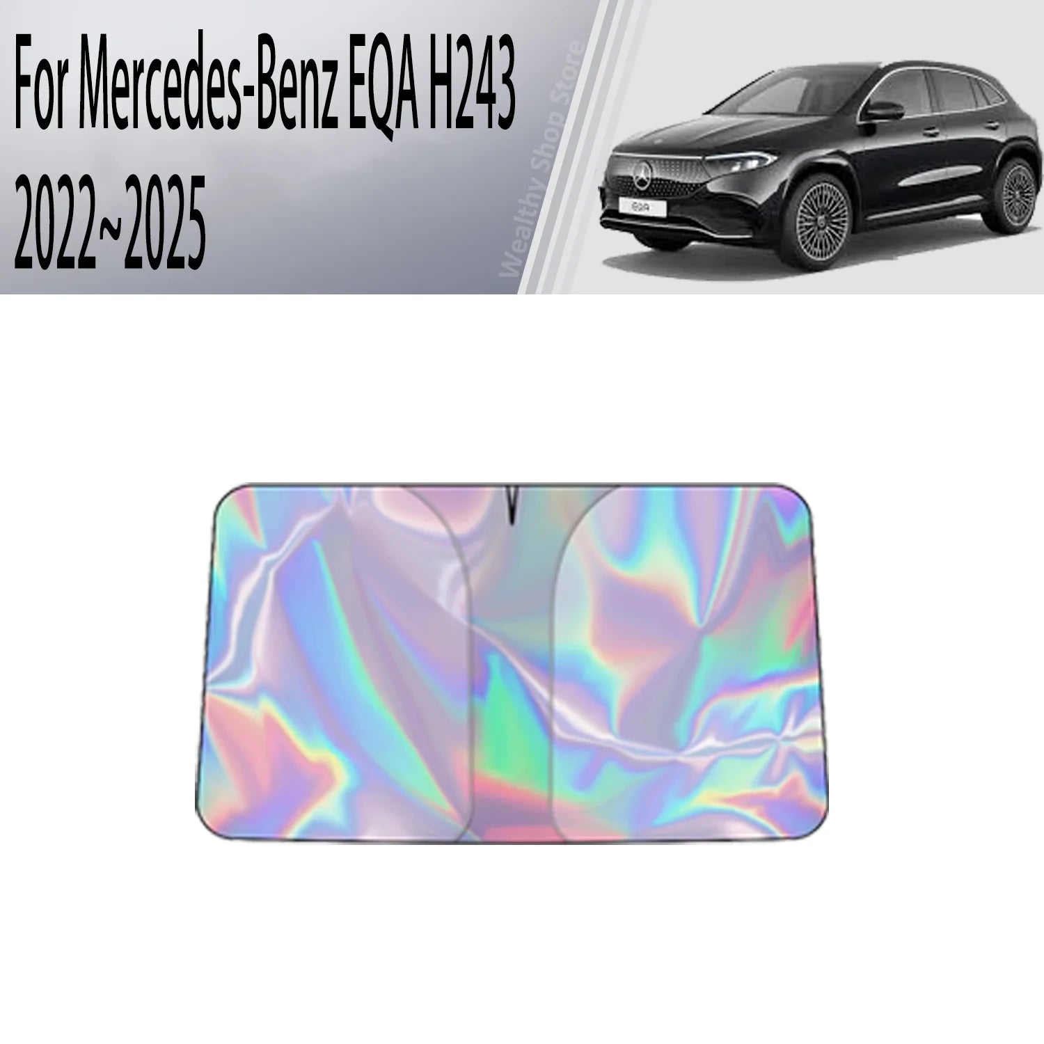 Mercedes-Benz EQ Series Car Sun Visor - Front Windshield Heat Insulation Shade For EQA