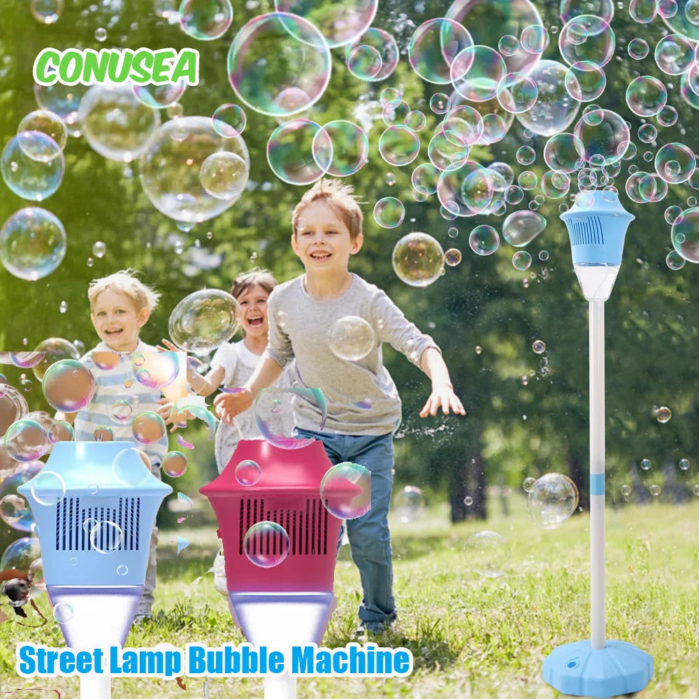 Street Lamp Bubble Machine &ndash; Automatic Fun for Parties