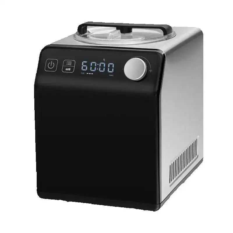 Upright Ice Cream Maker Built In Compressor 2 Quart