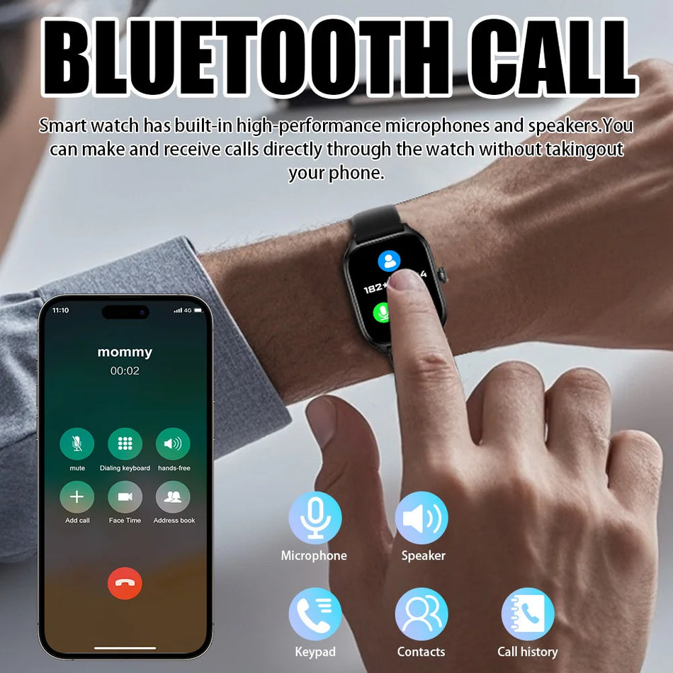 LAXASFIT Bluetooth Умные Часы Talk HR Монитор Сна Для Всех