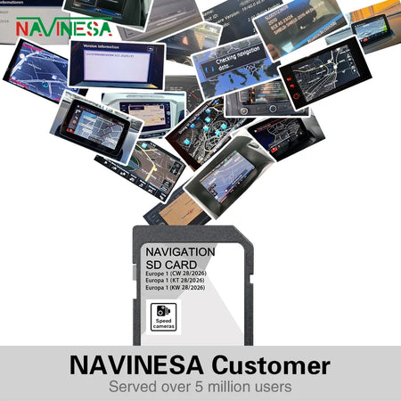 32GB SD Card UK Europe Maps for Skoda MIB2 &ndash; Preloaded Maps
