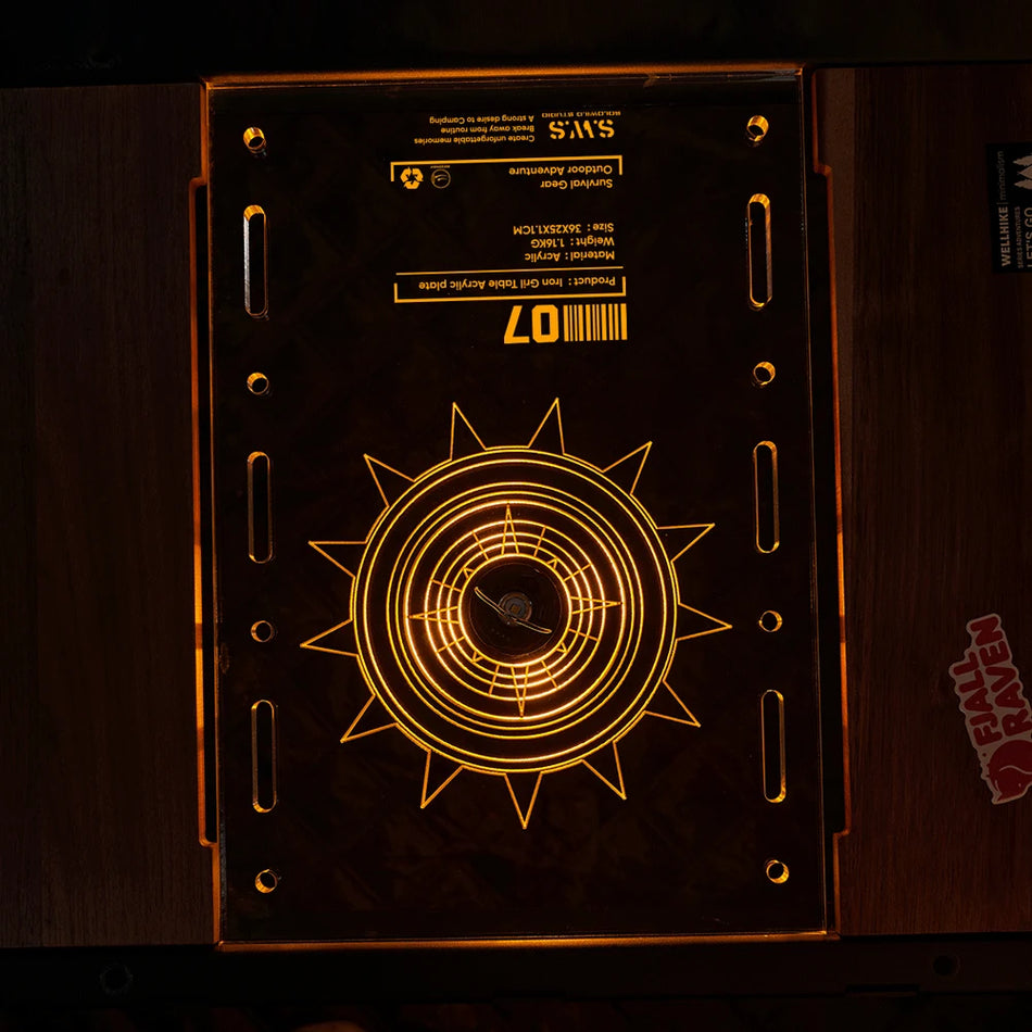 Акриловая прозрачная столешница для кемпинга IGT Table