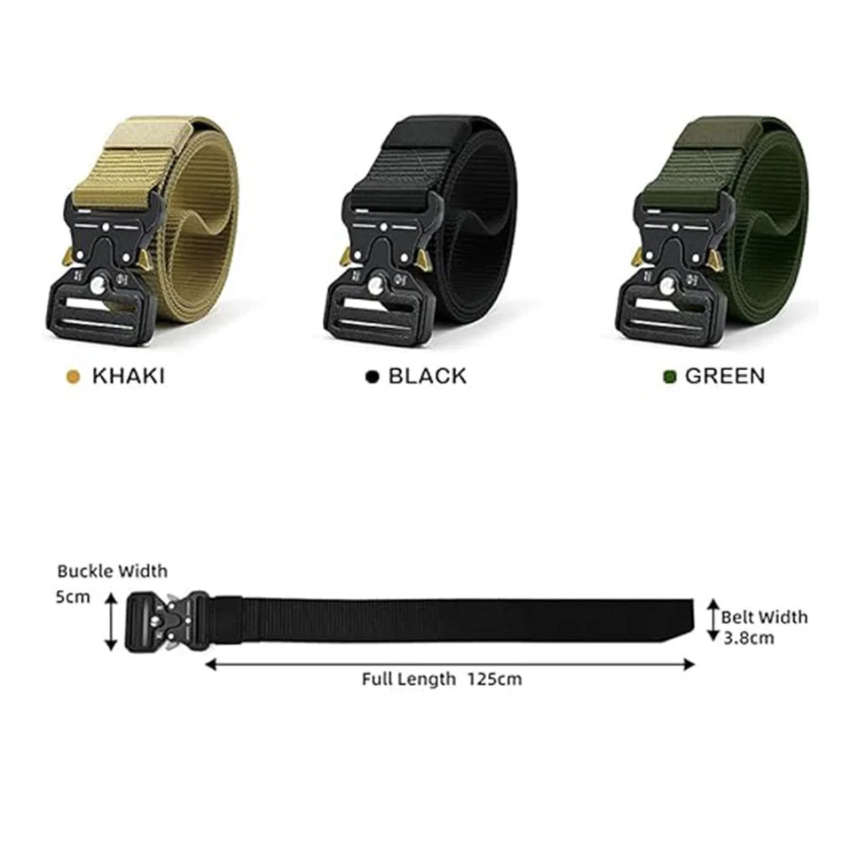 Multifunktionale Outdoor Gürtel Schnalle für Männer, Jagd Hüftgürtel