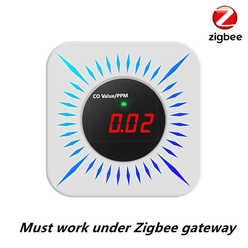 Tuya Smart WiFi Zigbee CO Detector &ndash; App Controlled Zigbee Detector