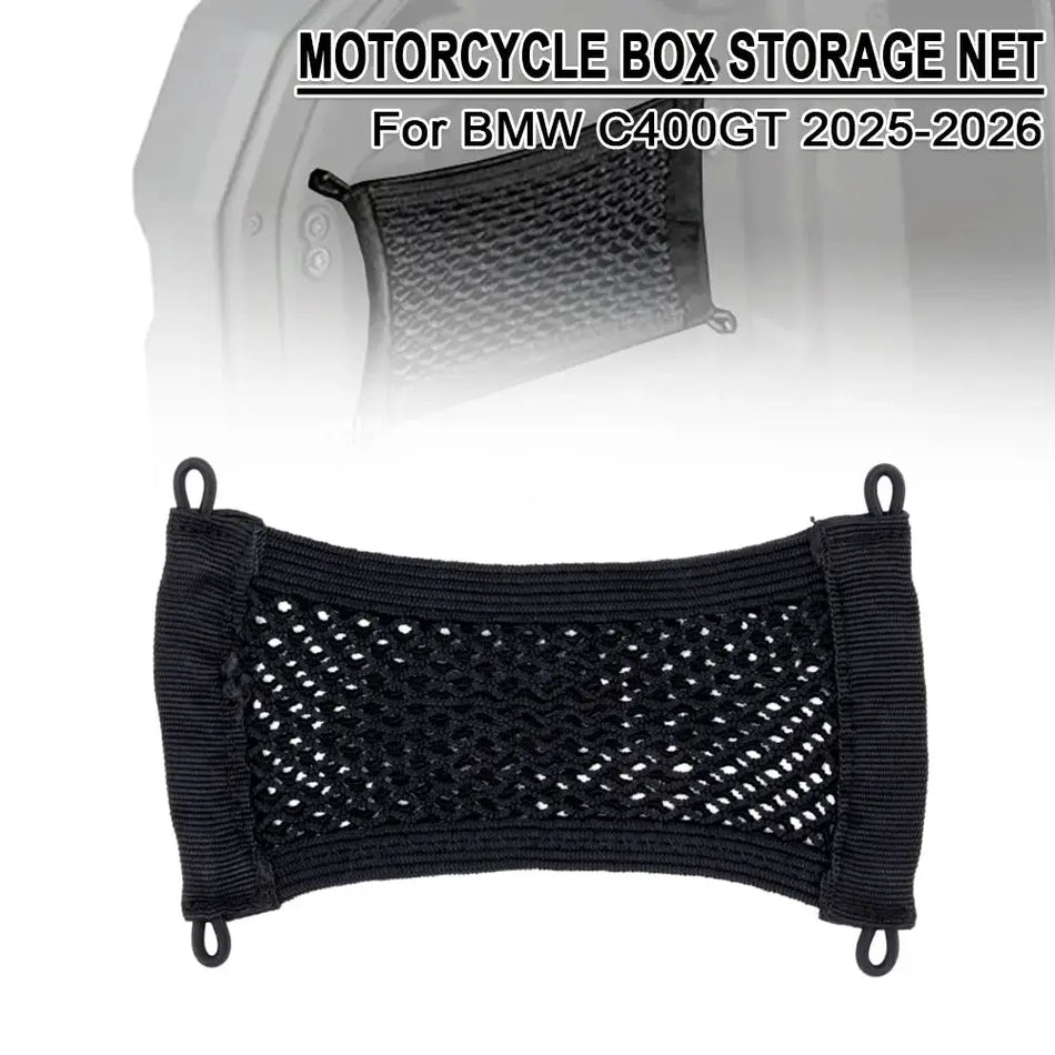 Motorcycle Cargo Mesh Cargo Organiser Net Trunk Luggage Storage Vario Case for Top Case For BMW C400GT C400 GT C 400 GT 2025-26 by InterCyprus Trading Ltd