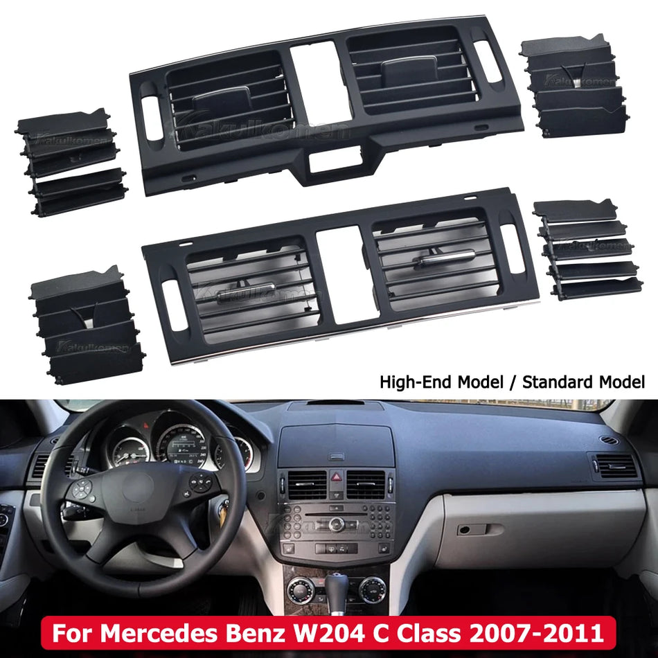 Panou de ieșire pentru grila de ventilație a aerului condiționat pentru Mercedes-Benz W204 Clasa C