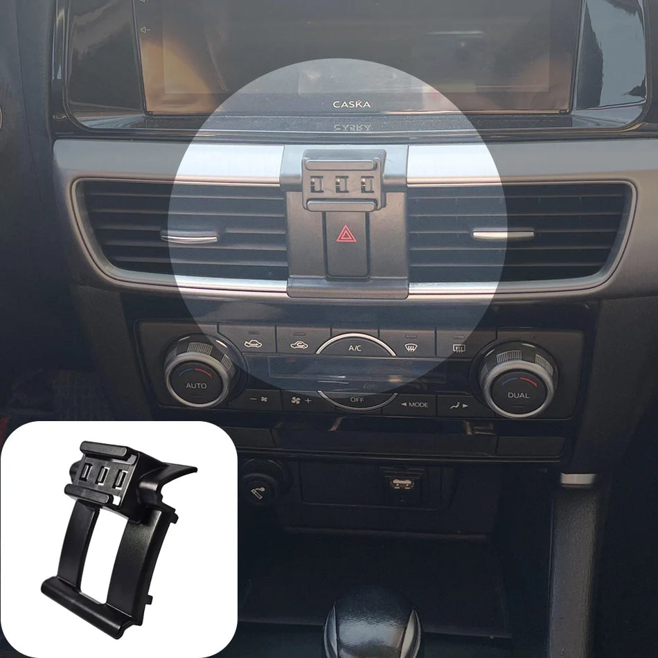 Mazda CX5 Trådlös Laddning Bil Telefonhållare Gravitation Fäste