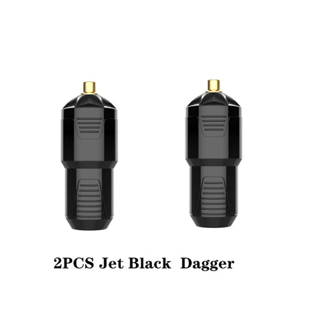 EZ Dager Cartridge Tattoo Machine Pen &ndash; Lightweight Plastic 2PCS Jet Black