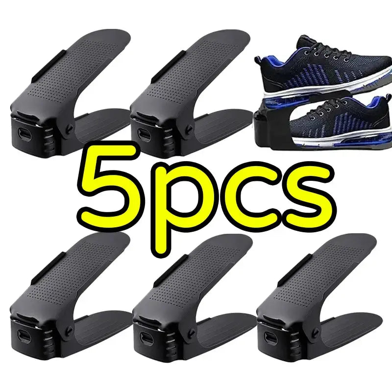Adjustable Shoe Organizer Shoe Support Rack 5/10PCS Shoe-Shelf for Closet Cabinet Closet Stand Shoes Storage Rack Shoebox by InterCyprus Trading Ltd