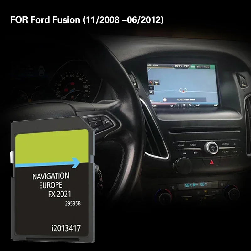 Ford Fusion 2008-2012 FX 2021 GPS 8GB Card - Europe Maps CHINA / for Ford Fusion