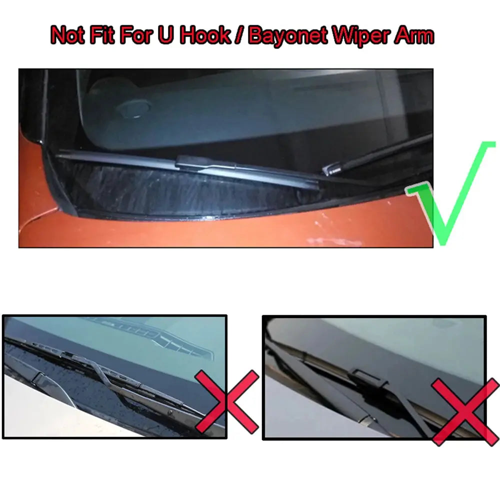 Misima Windshield Windscreen Wiper Blades Kit For Dacia Renault Duster MK2 2017 2018 2019 2020 Front Rear Window Wiper Set by InterCyprus Trading Ltd