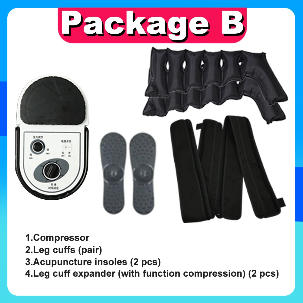 Thigh Air Compression Massager &ndash; Varicose Vein Relief Package B / Mexico / 220V