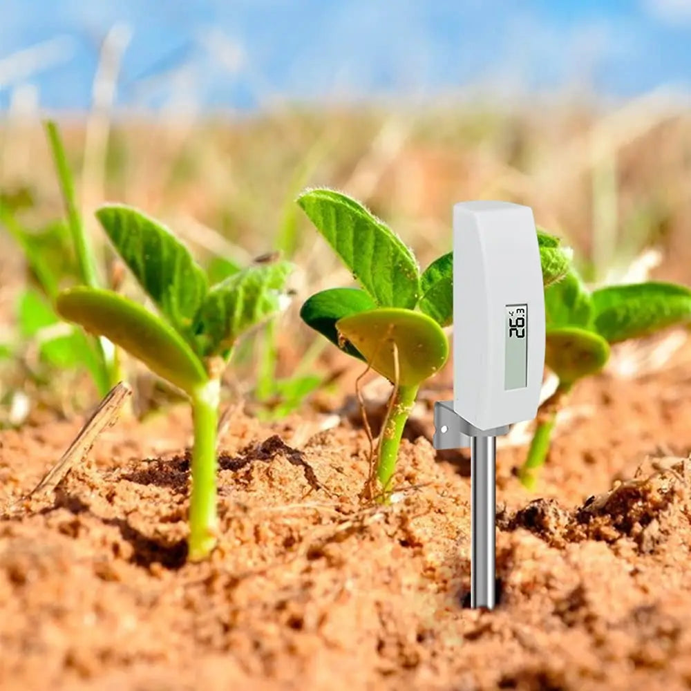 Ecowitt WN34S Waterproof Soil Temperature Sensor with LCD Display