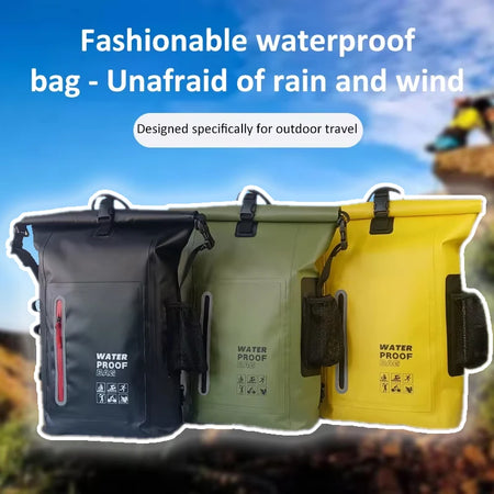500D PVC Outdoor Waterproof Backpack 25L &ndash; Hiking Drybag