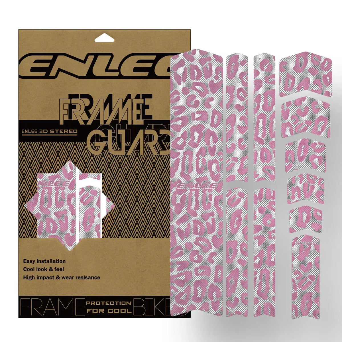 Enli Full Set 3D 3M Bicycle Frame Protective Film Wear resistant and Leave No Trace Mountain Bike Frame Protective Film by InterCyprus Trading Ltd