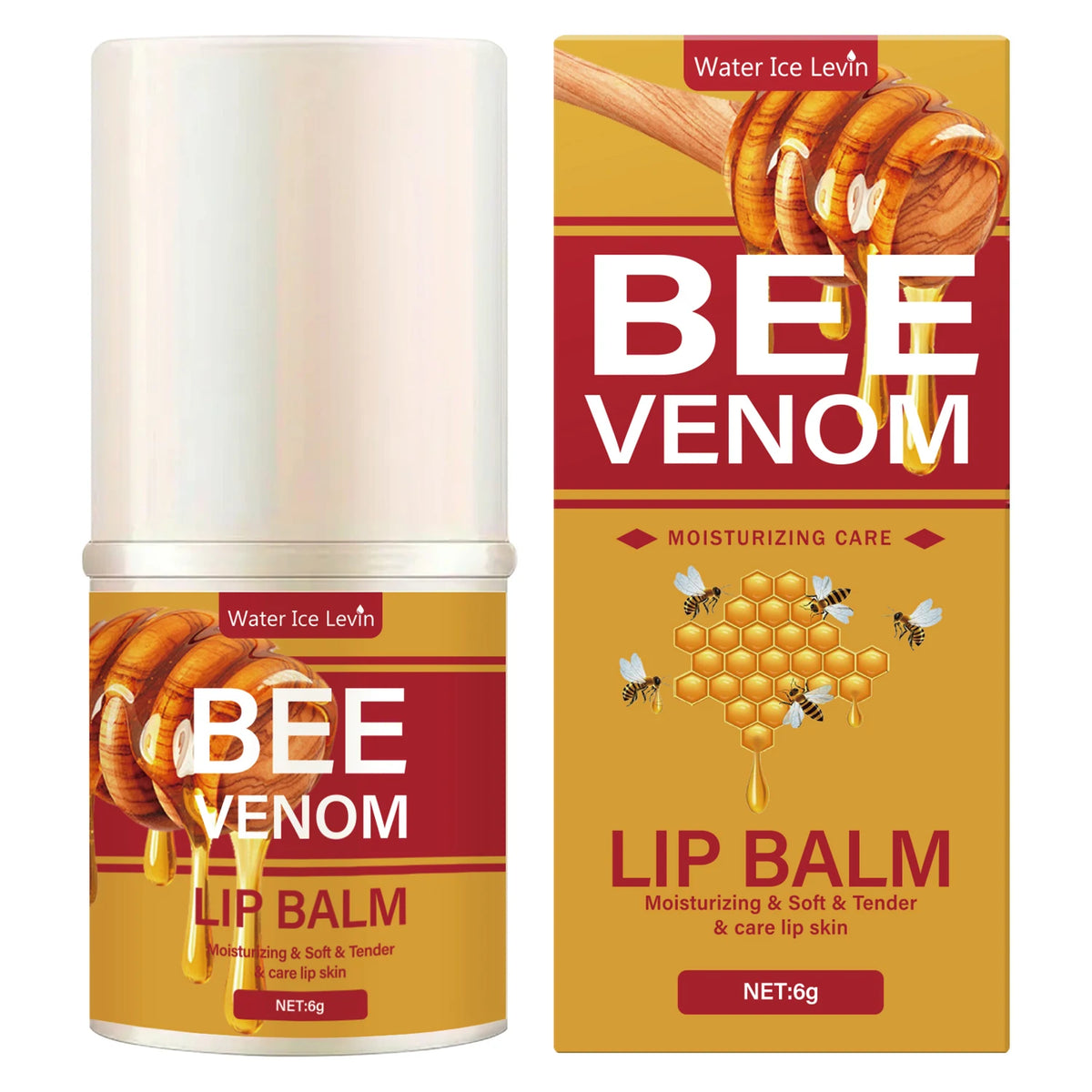 Bee Venom Lip Balm &ndash; Instantly Hydrating and Nourishing Box / 6g