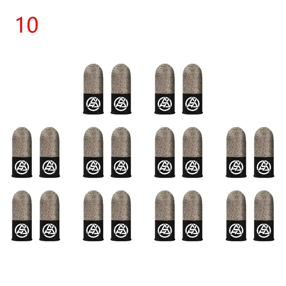 Luminous Fingertips Breathable Finger Sleeve For PUBG Mobile 10 Pairs