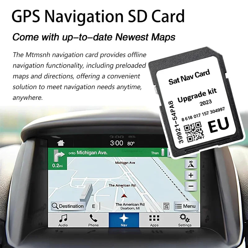 Newest 2025 Suzuki Vitara Navigation Map SD Card &ndash; Enhanced GPS Accuracy