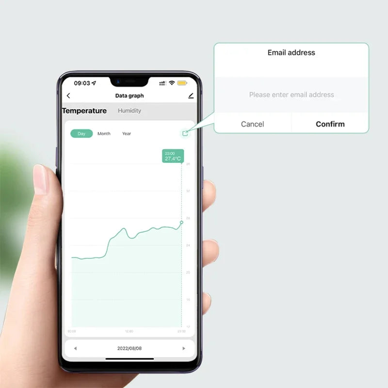 Tuya Zigbee Temperature Humidity Sensor &ndash; Voice Control