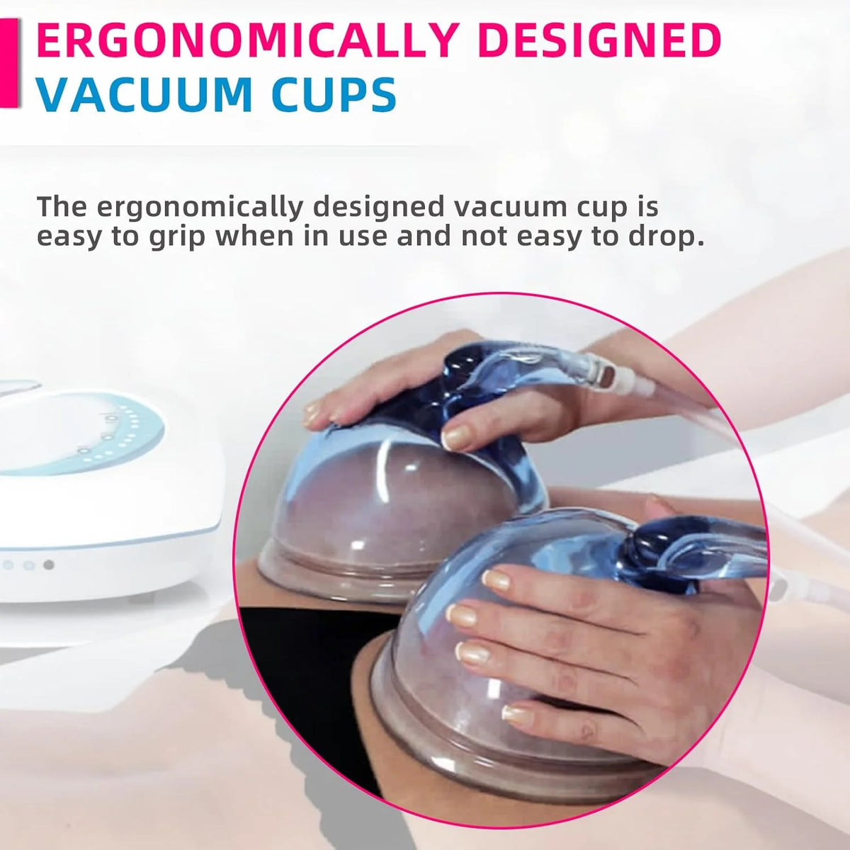 Colombian Buttocks Cups XXL With Y Hose &ndash; Vacuum Therapy