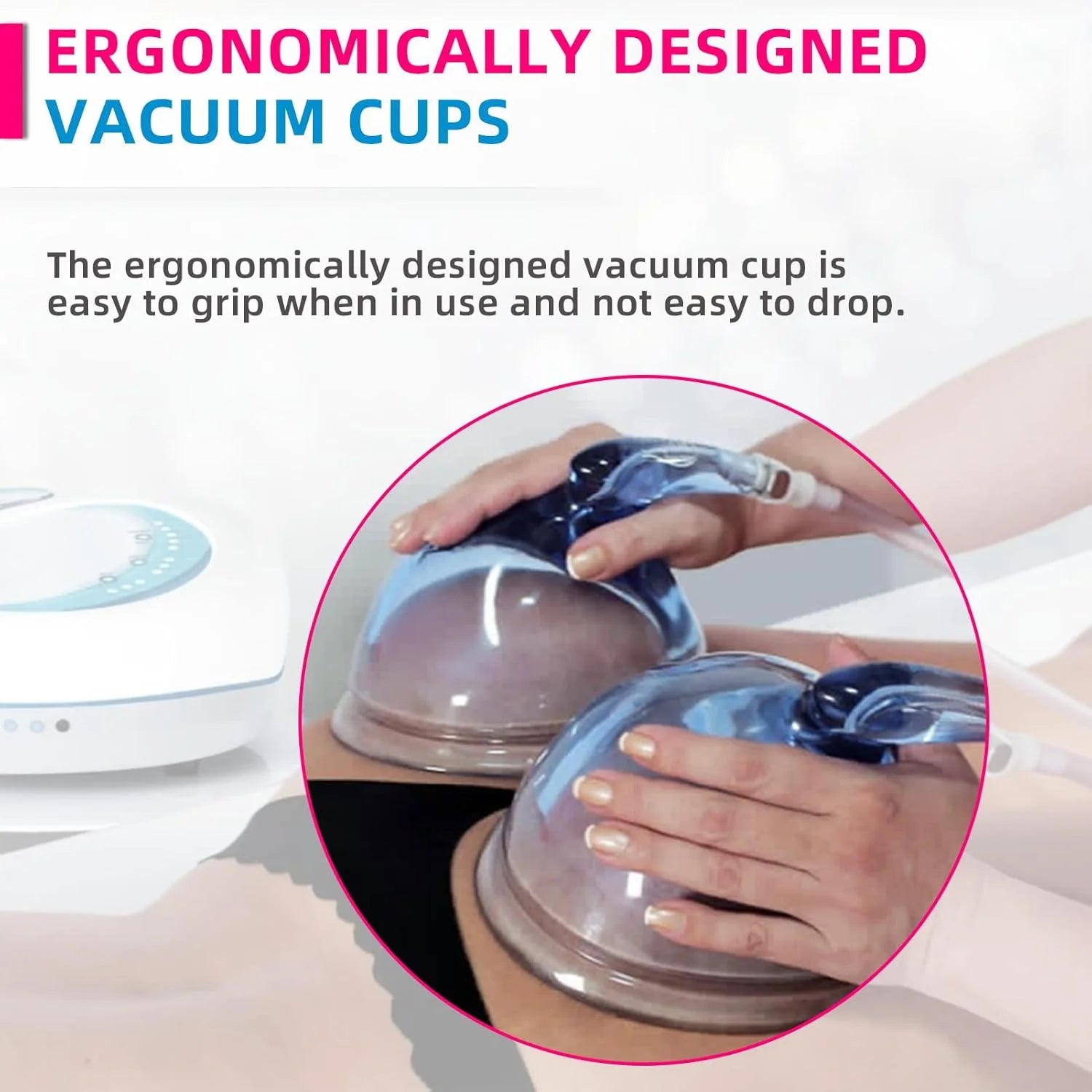 Colombian Buttocks Cups XXL With Y Hose &ndash; Vacuum Therapy