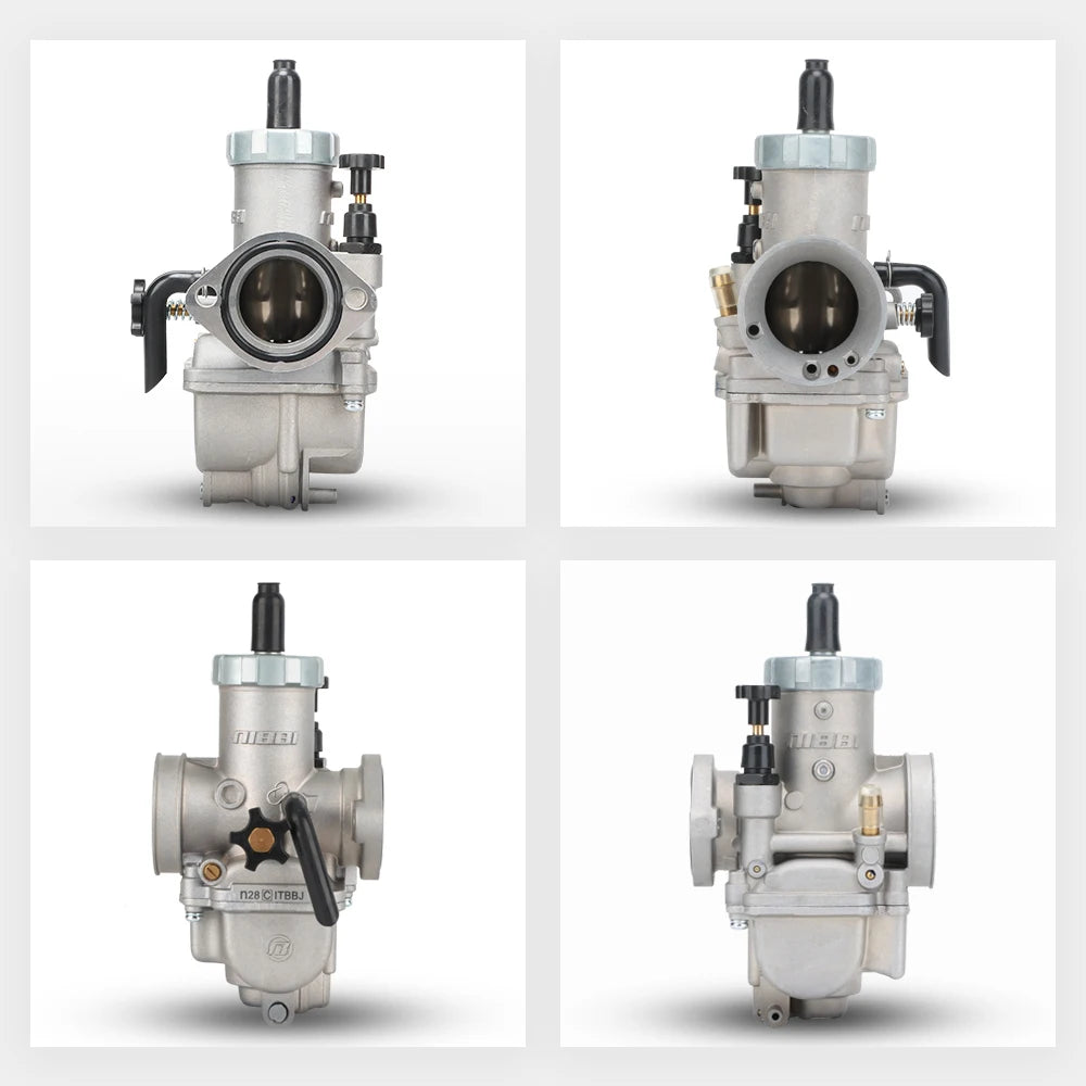 NIBBI PZ 30mm &amp; PEZ 28mm Carburetors for 200cc-300cc GY6 Motorcycles