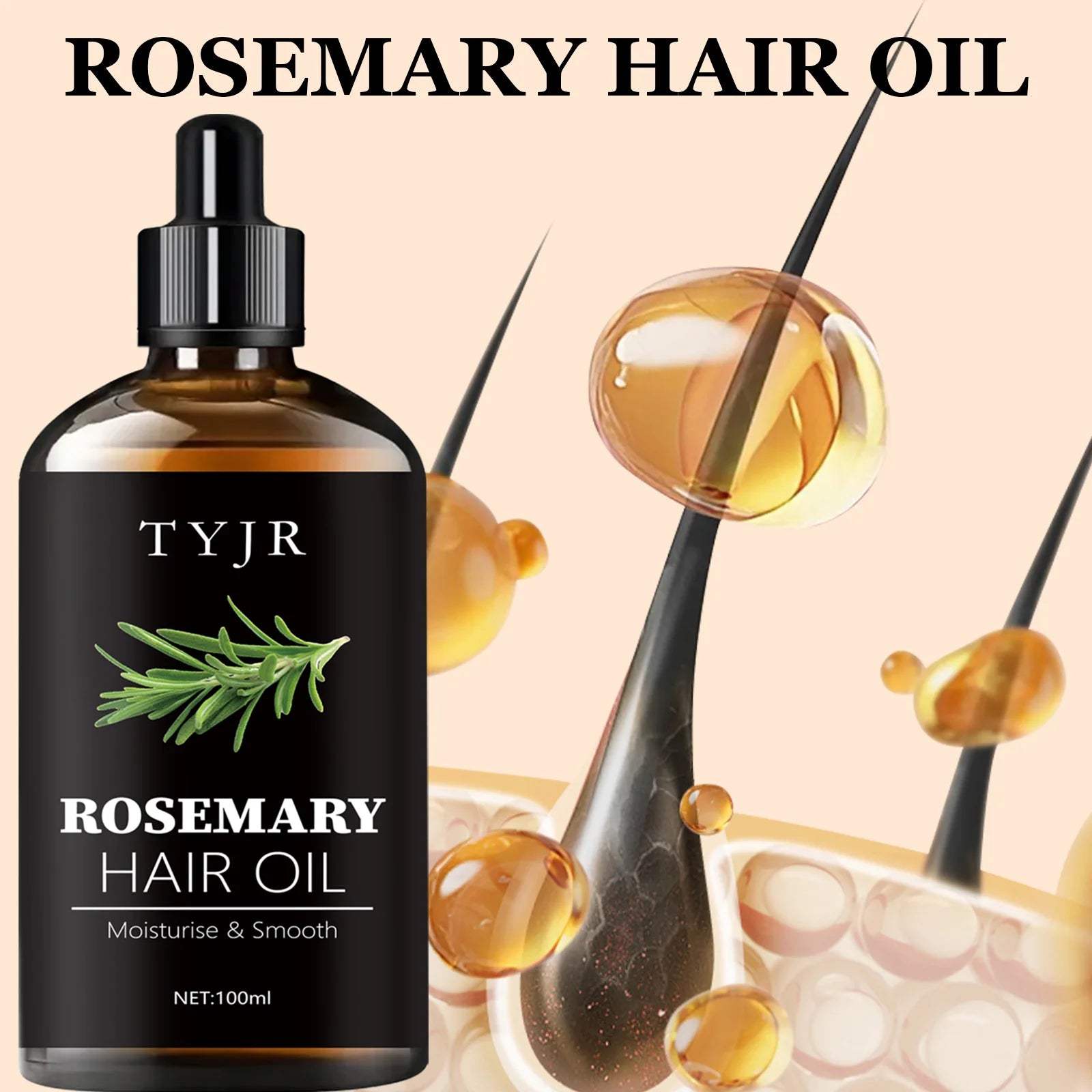 Water Ice Levin Rosemary Hair Oil &ndash; Nourishing Moisturizer for All Hair Types