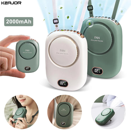 Portable Neck Fan &ndash; Ultralight Bladeless USB Rechargeable