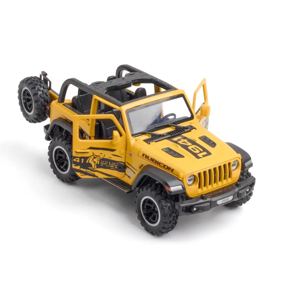 1:32 Maisto Jeep Wrangler Rubicon Alloy Diecast Model Car with Sound and Light