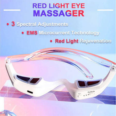 DOCTODD EMS Red Light Eye Massage Device for Dark Circles and Wrinkles
