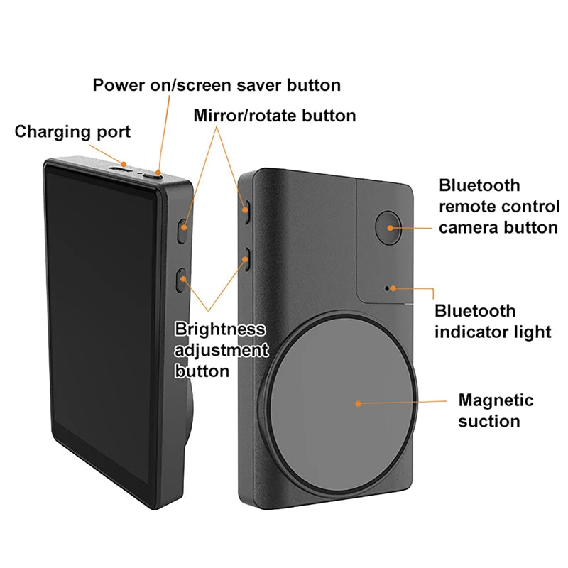 Smartphone Rear Camera For Selfie Vlog &ndash; Mirror Projection