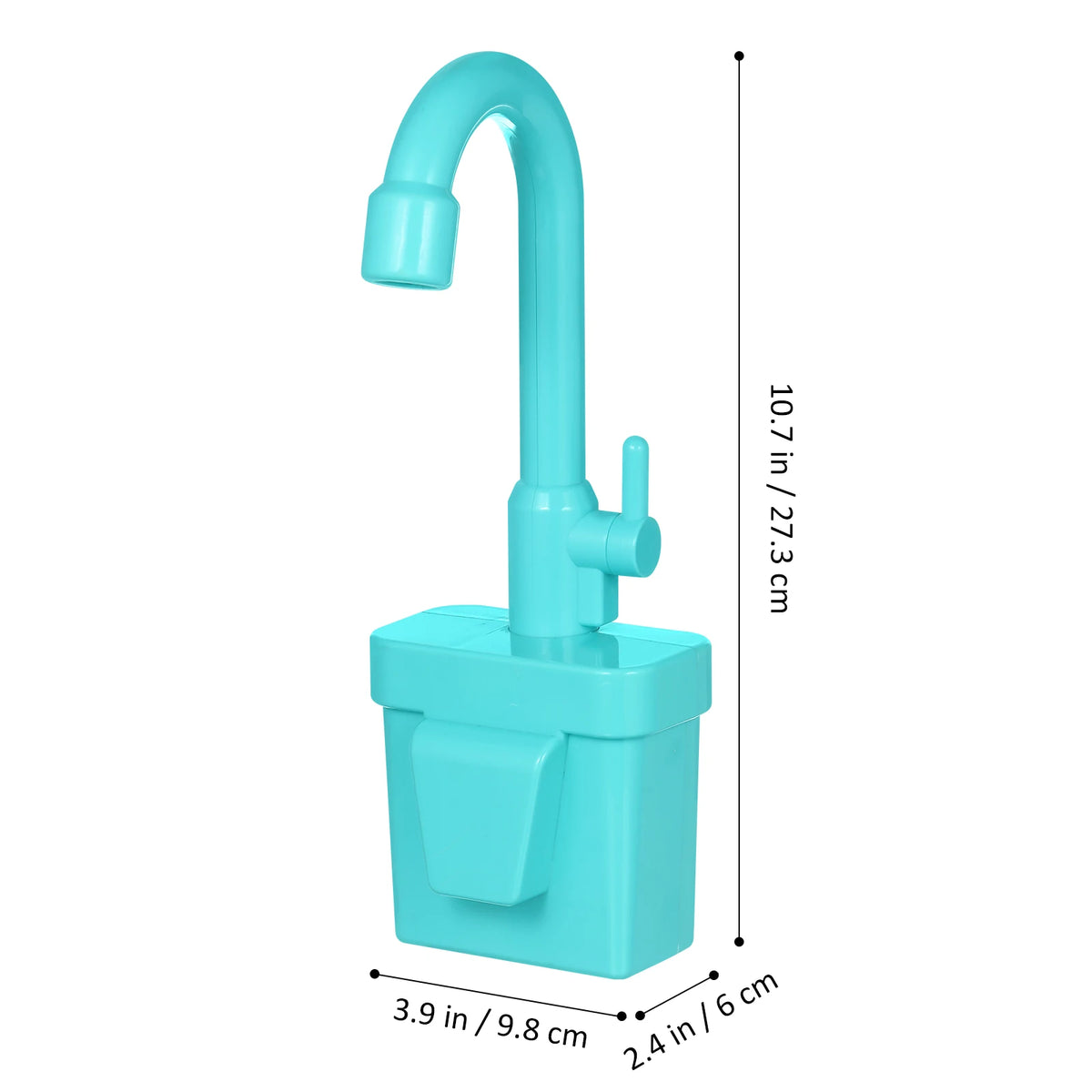 GSF Kitchen Sink Toy with Running Water Faucet for Imaginative Play Blue