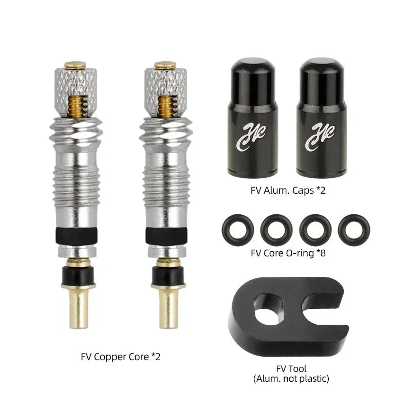 Brass Presta Valve Core Set &ndash; Durable CNC-Machined Parts Presta FC2 D06A9 / CN