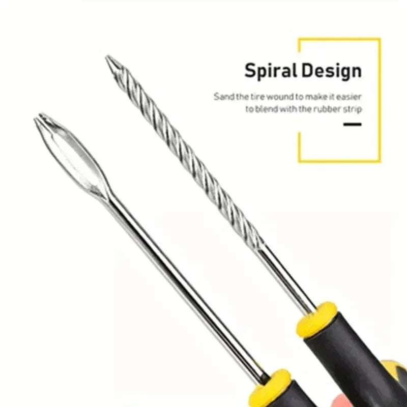 Car Tire Repair Kit - Durable, Portable, and Easy-to-Use with Super Glue