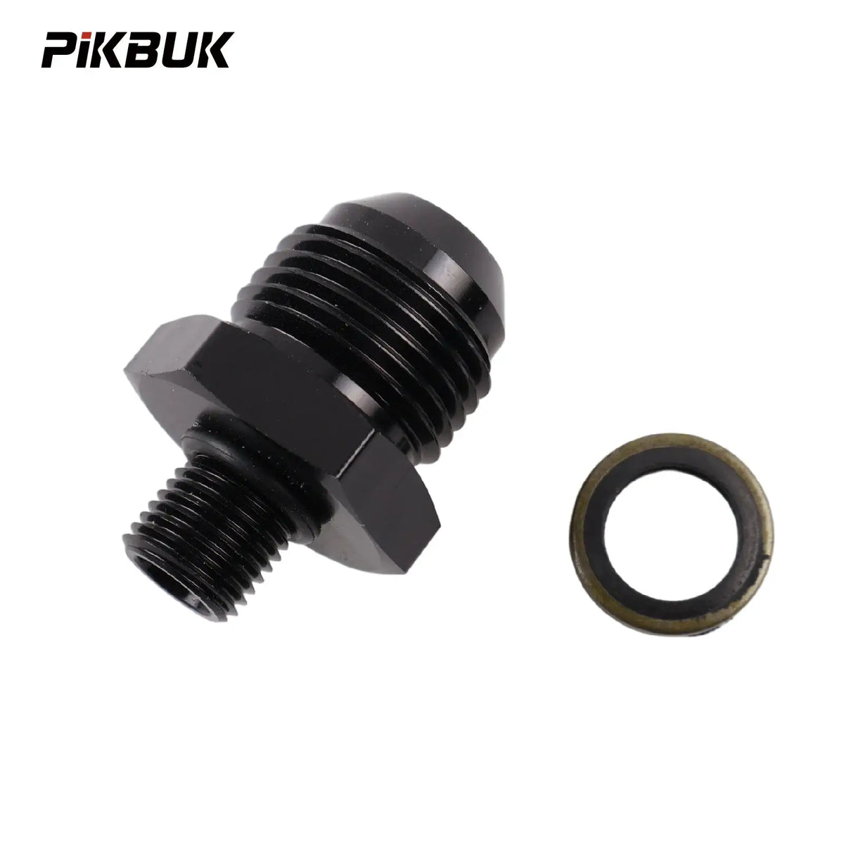 PIKBUK Aluminum AN8 Male to M10x1 M12/14/16/18x1.5 Adapter Flare Fitting Auto Hose Fitting Male Oil Cooler Fitting by InterCyprus Trading Ltd