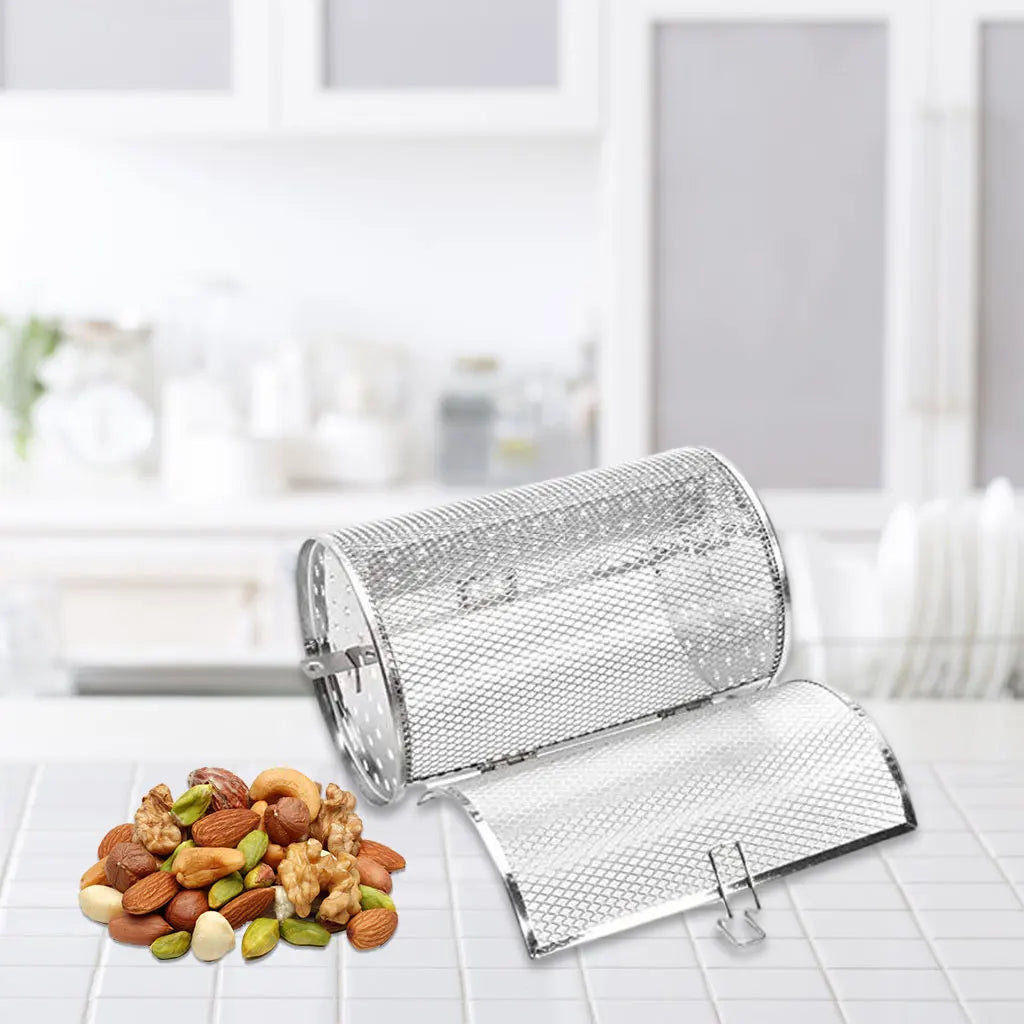 Kesoto Stainless Steel Roasting Cage for Coffee Beans and BBQ Grill