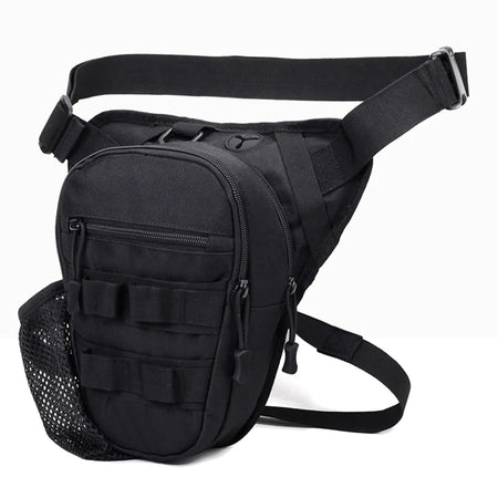 Drop Leg Bag &ndash; Tactical Water Bottle Pouch for Outdoors Black