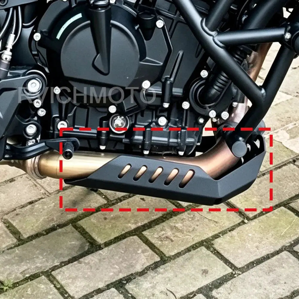 For CFMOTO 800NK 800 NK 800 2023-2024 Motorcycle Skid Plate Protector Engine Under Guard Cover Belly Pan Bash Guards Sump Plate by InterCyprus Trading Ltd