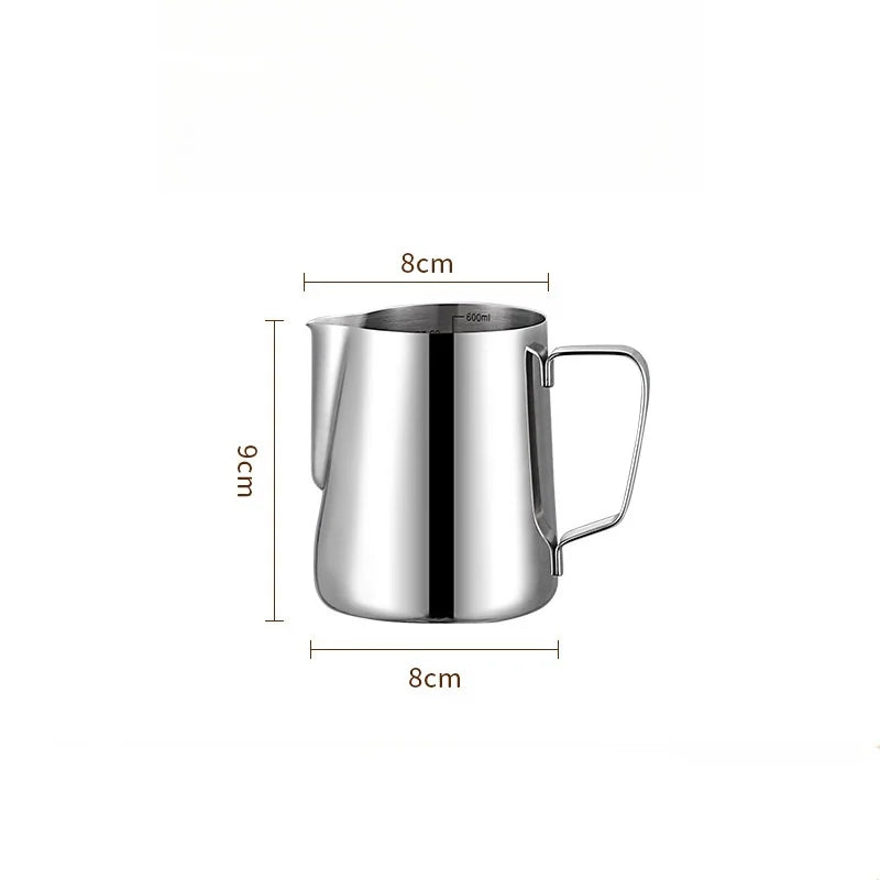 WUWANLI Stainless Steel Milk Frothing Pitcher &ndash; Precision Measurement for Perfect Latte Art 350ML Original