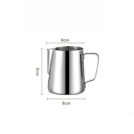 WUWANLI Stainless Steel Milk Frothing Pitcher &ndash; Precision Measurement for Perfect Latte Art 350ML Original