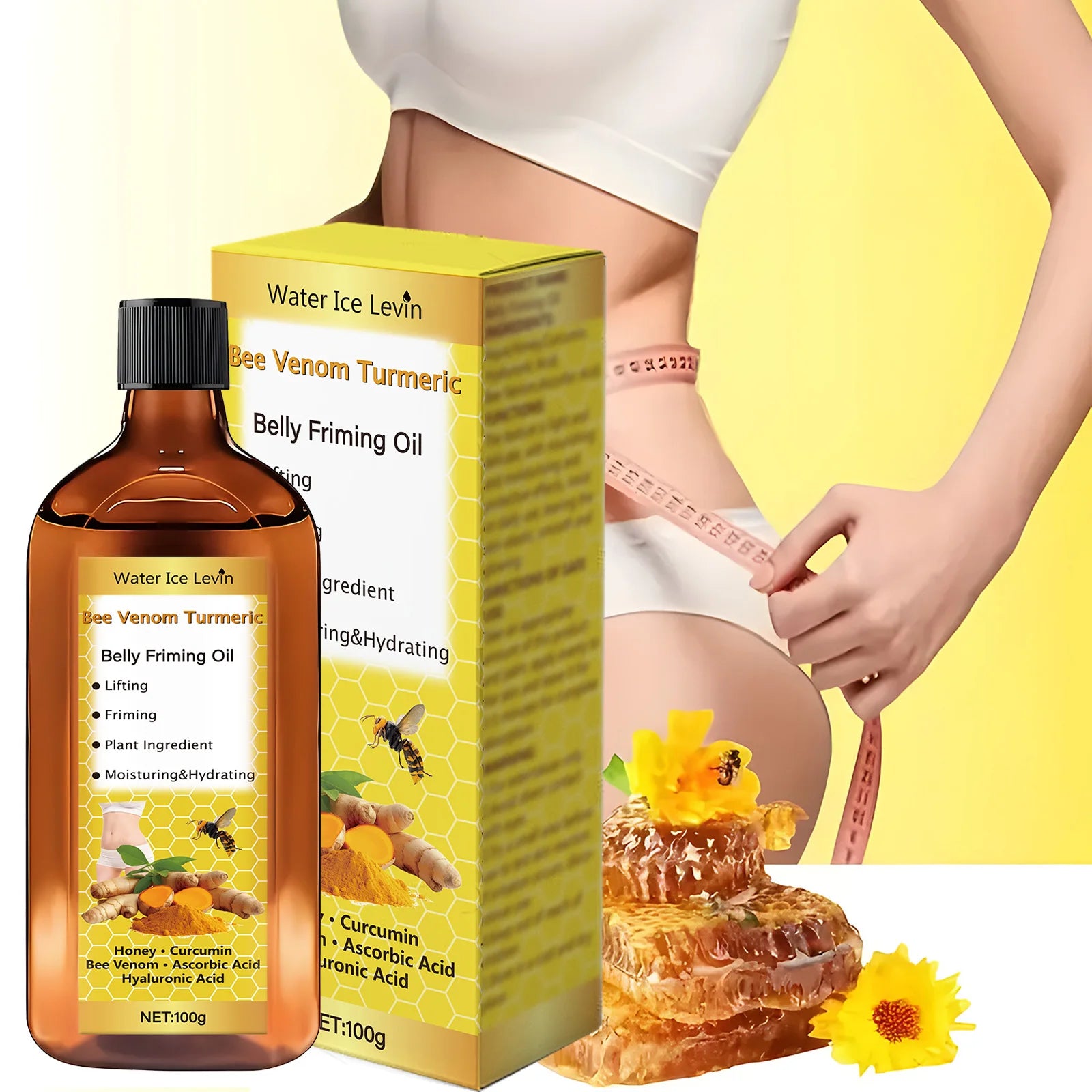 Water Ice Levin Ginger Essential Oil &ndash; Moisturizing Non-Greasy Formula